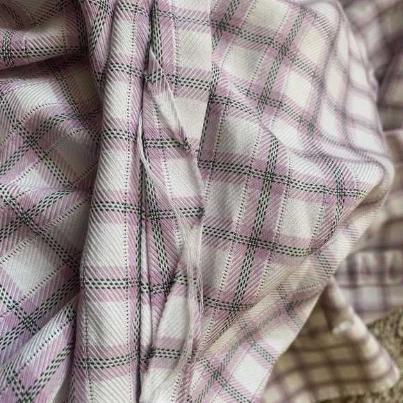 Vintage John W. Nordstrom Button Up Shirt Mens 15.5-34 Plaid Pink Black - Picture 10 of 14